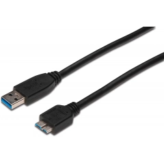 Cavo USB/A 3.0 - Micro USB3.0 0.50mt  (cod.AK300117005S)