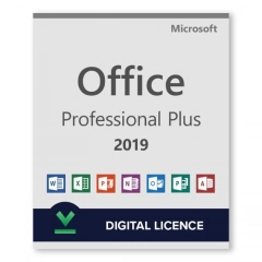 MS Office 2019 Professional Plus - 32/64 Bit - Licenza originale Microsoft con supporto - ValiditÃ  a vita