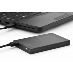  Box esterno USB 3.0 per HardDisk 2.5   SATA I-II-III (DA71105) alluminio 