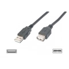 PROLUNGA USB 2.0 M/F 1.5/2.0Mt (cod.AK7012AL)(CVE02011)(LKCUSB29)